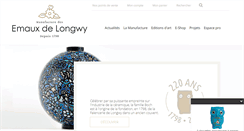 Desktop Screenshot of emauxdelongwy.com